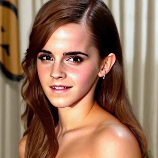 Image similar to emma watson mixed with kim kardashian