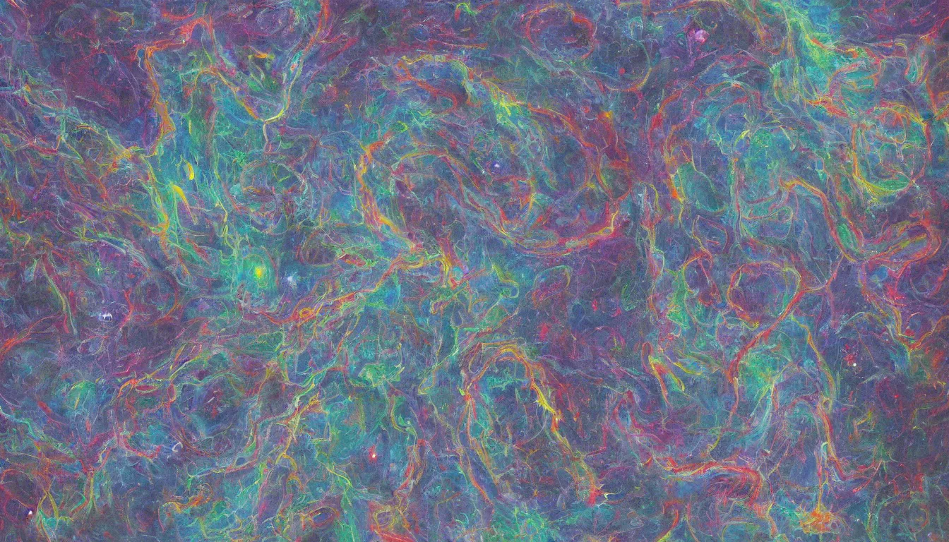 Image similar to highly detailed painting of the void