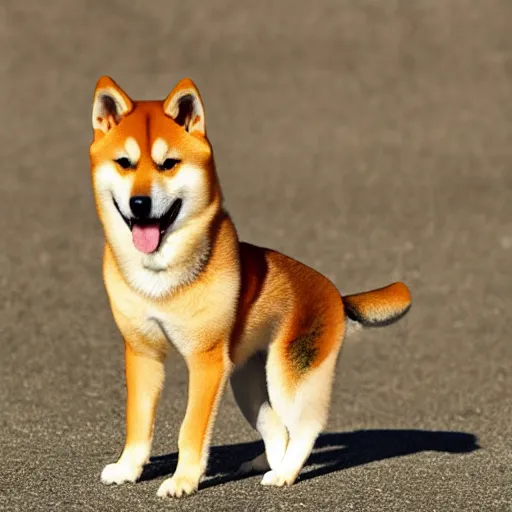 Prompt: bold shiba inu