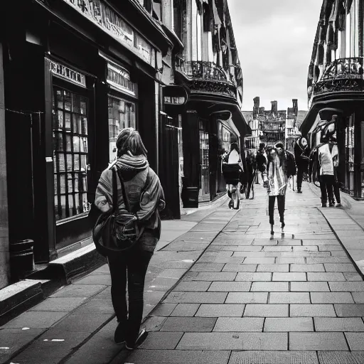 Prompt: london street photography, fuji film x 1 0 0 v