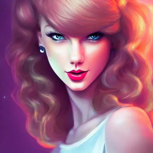 Image similar to a portrait of taylor swift, art by lois van baarle and loish and ross tran and rossdraws and sam yang and samdoesarts and artgerm and saruei and disney, digital art, highly detailed, intricate, sharp focus, trending on artstation hq, deviantart, unreal engine 5, 4 k uhd image