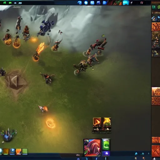 Image similar to dota 2 on linux