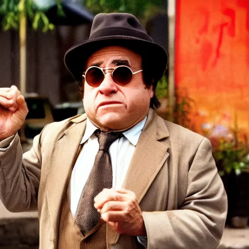 Image similar to Danny Devito in kung fi hustle