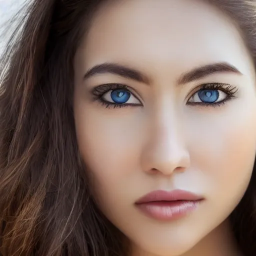 Prompt: beautiful woman face closeup, professional detailed photo