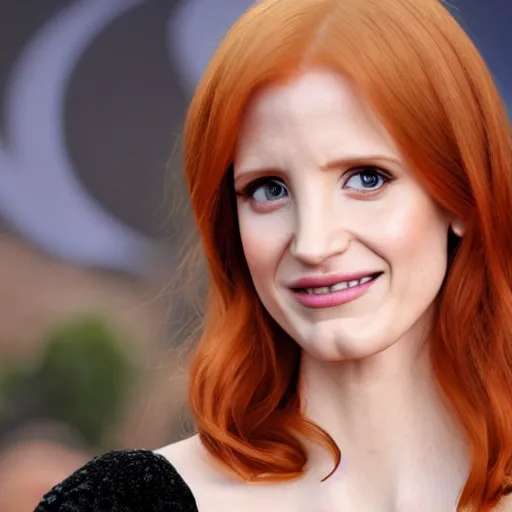 Prompt: anime Jessica Chastain
