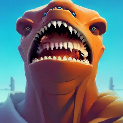 Prompt: face icon minimalist street sharks, loftis, cory behance hd by jesper ejsing, by rhads, makoto shinkai and lois van baarle, ilya kuvshinov, rossdraws global illumination