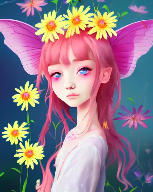 Image similar to 🧚🌸🌼💮 artstation