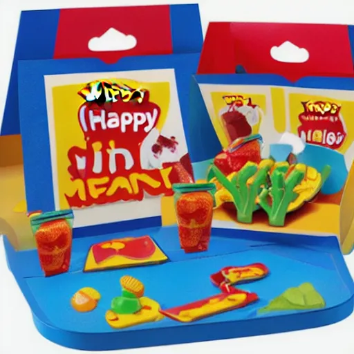 Prompt: happy meal toy