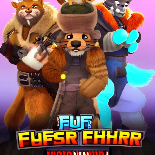 Prompt: fur fighters video game