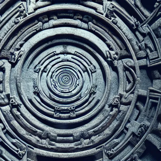 Image similar to Aereal view of an ancient intricate labyrinth, intricate, baroque, wonderland, photorealistic, photography, octane, high definition, detailed, 8k, artstation