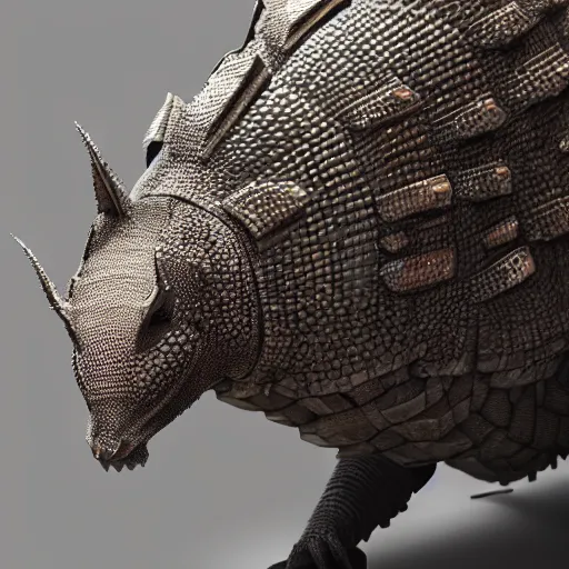Image similar to an armored armadillo, made by stanley artgerm lau, wlop, rossdraws, artstation, cgsociety, concept art, cgsociety, octane render, trending on artstation, artstationhd, artstationhq, unreal engine, 4 k, 8 k,