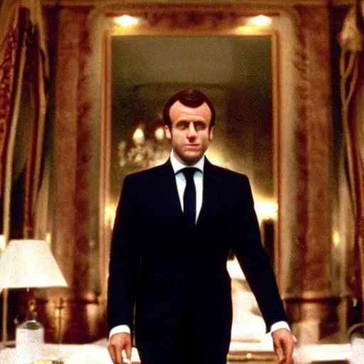 Image similar to Emmanuel Macron in Eyes Wide Shut (1999)