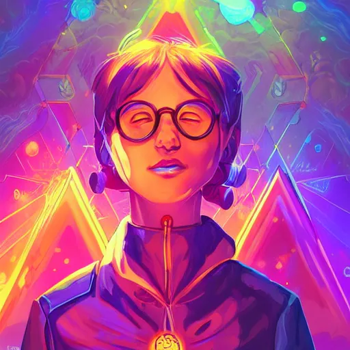 Image similar to skill magic geek inside matrix deepdream radiating a glowing aura stuff loot legends stylized digital illustration video game icon artstation lois van baarle, ilya kuvshinov, rossdraws,