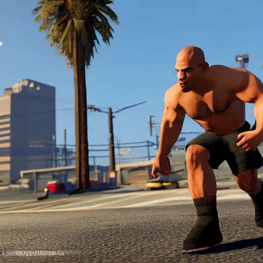 Image similar to tyler 1 in gta v, 4 k, high detail, high - resolution photograph, professional photography, ultra - detail