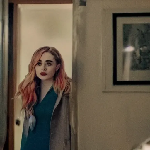 Prompt: sabrina carpenter in the movie lady bird ( 2 0 1 7 )