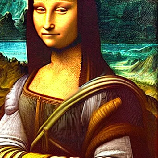 Image similar to leonardo da vinci ´ s gioconda as a cat