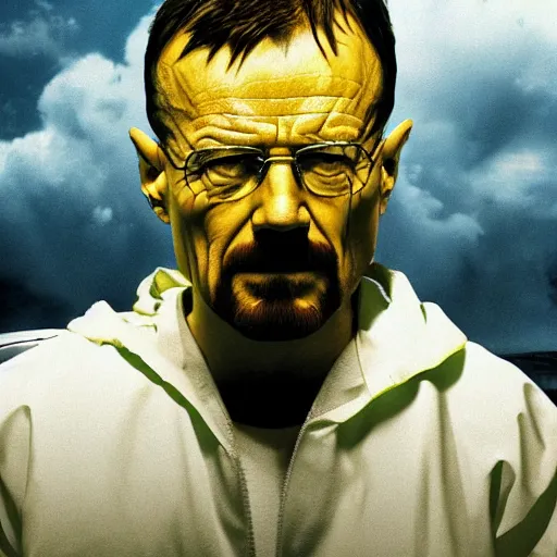 Image similar to walter white as incredible hulk