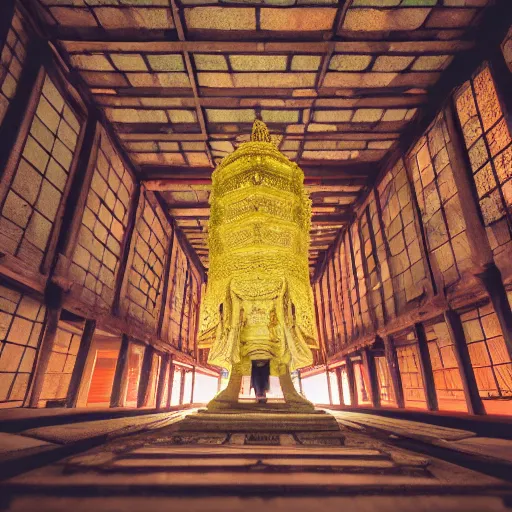 Image similar to todaiji japanese buddhist temple in nara, japan by anato finnstark, by alena aenami, by john harris, by ross tran, by wlop, by andreas rocha