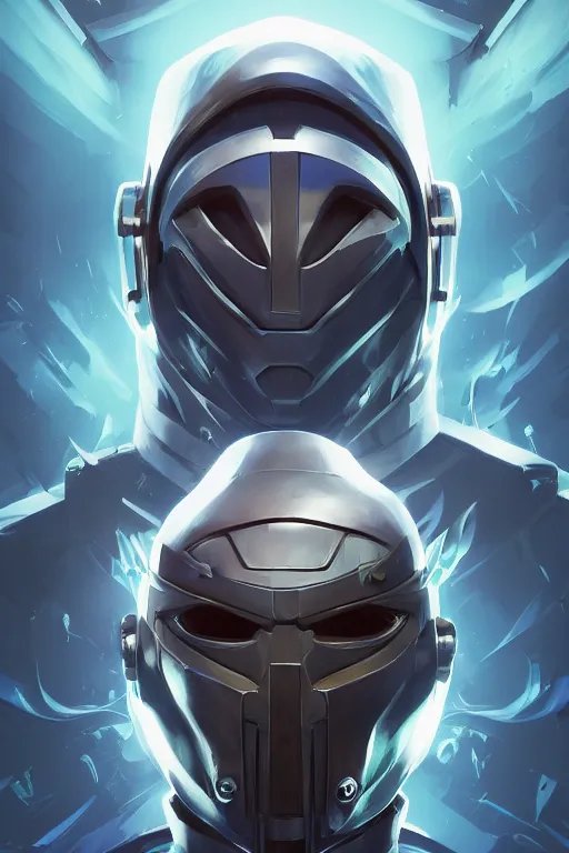 Image similar to epic mask helmet robot ninja portrait stylized as fornite style game design fanart by concept artist gervasio canda, behance hd by jesper ejsing, by rhads, makoto shinkai and lois van baarle, ilya kuvshinov, rossdraws global illumination radiating a glowing aura global illumination ray tracing hdr render in unreal engine 5