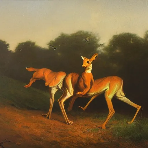 Prompt: Roos. history painting, dusk, implacable, artstation, oil on canvas, by Albert Aublet, Private Collection
