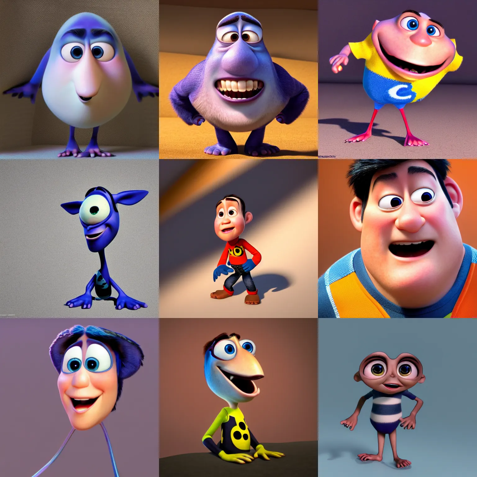 Image similar to new pixar character, highly detailed, extremely high quality, hd, 4 k, 8 k, professional photographer, 4 0 mp, lifelike, top - rated, award winning, cinematic, realistic, detailed lighting, detailed shadows, sharp, no blur, edited, corrected, trending