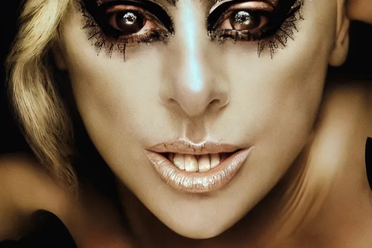 Image similar to lady gaga by steven klein, artpop, highly realistic. high resolution. highly detailed. dramatic. 8 k. 4 k.