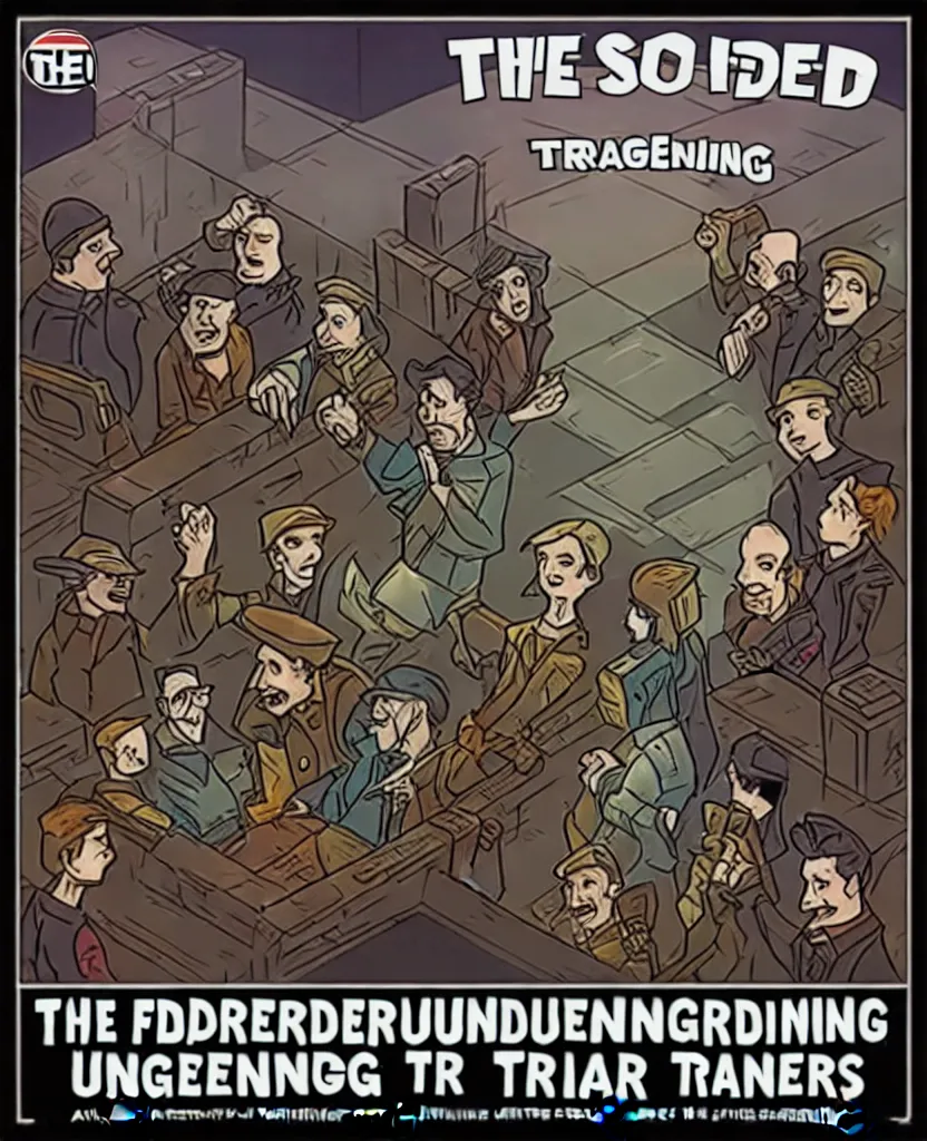 Prompt: the forbidden underground meetings of the traitors