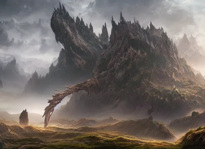 Prompt: the void is calling and i must go, fantasy, ultra realistic, highly detailed, epic landscape, ancient, atmosphere, cinematic, art by darwin cellis and liang yao and chenxi kang
