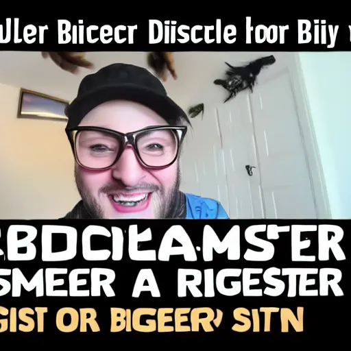 Prompt: youtuber reacts to the discovery of the big sir monster