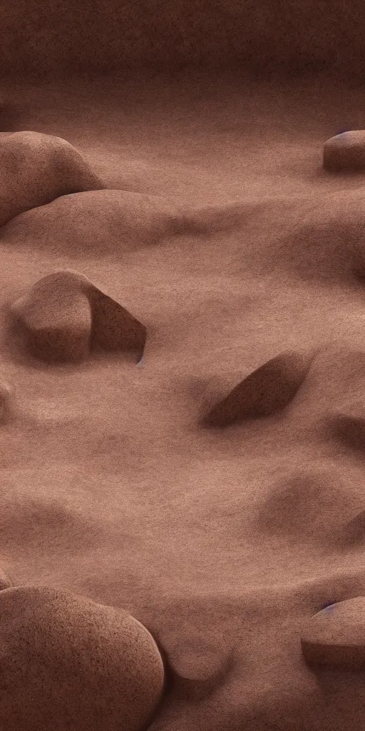 Prompt: Claymation backdrop of a desert, high resolution