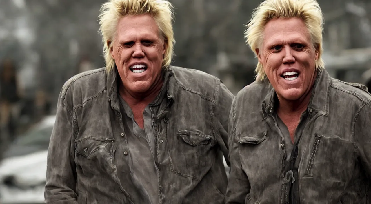 Image similar to gary busey in the apocalypse