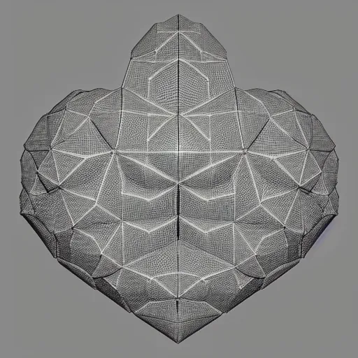 Image similar to 3 d render of a voronoi hearth, seen from different angles