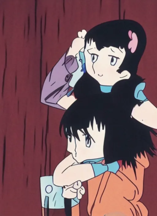 Image similar to Still frame from the Twin Peaks anime by Rumiko Takahashi