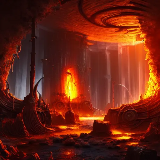 Prompt: beautiful digital fantasy illustration of the forge of worlds, high detail texture, unreal engine, 8k, intense, Photographic quality, ultra hyper realistic quality, 8k definiton, hyper-realistic, cinematic, cinematic lighting