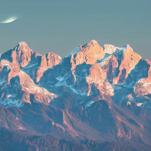 Image similar to mountains floating in air