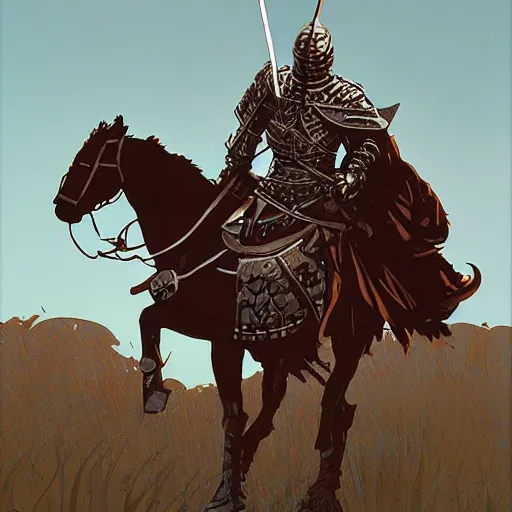 Image similar to a battle weary knight, intricate, highly detailed,!, digital painting, artstation, concept art, smooth, sharp focus, illustration, art by angus mcbride and michael whelan and michael william kaluta.