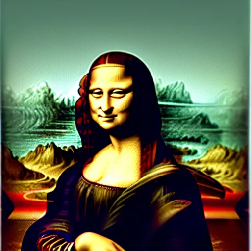 Prompt: mona lisa as a contestant on the voice
