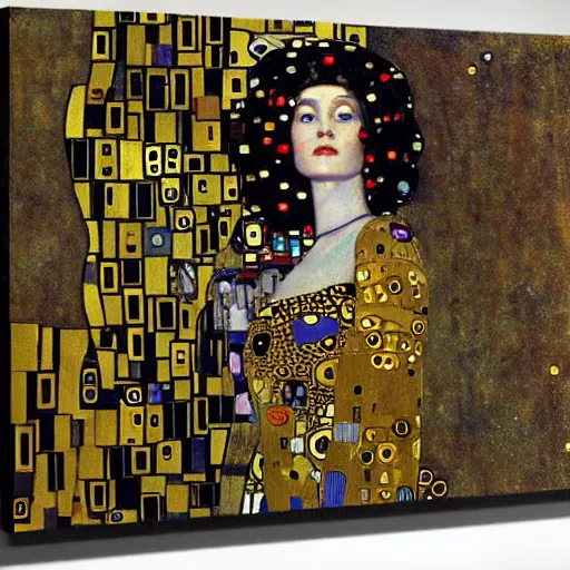 Image similar to cyborg by klimt