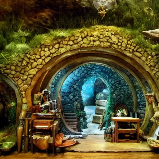 Image similar to hobbit world