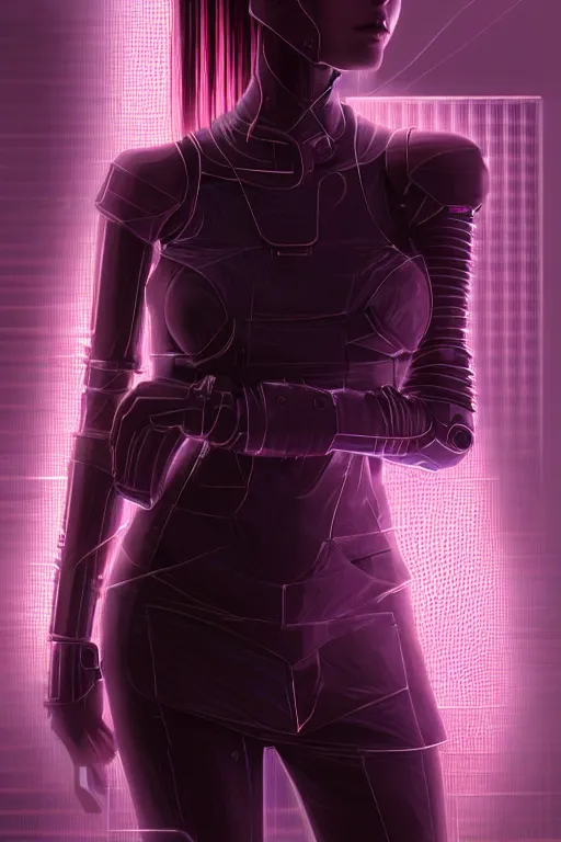 Image similar to portrait futuristic slim figure cyberpunk young female Crusader, in futuristic low key lighting stormy tokyo rooftop cyberpunk night, ssci-fi, fantasy, intricate, very very beautiful, elegant, neon light, highly detailed, digital painting, artstation, concept art, soft light, hdri, smooth, sharp focus, illustration, art by tian zi and craig mullins and WLOP and alphonse mucha