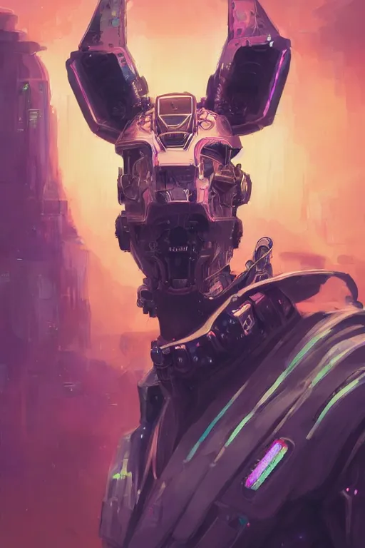 Image similar to portrait of a cybernetic samurai with holographic llama face, cyberpunk concept art by pete mohrbacher and artgerm and wlop and greg rutkowski and deathburger, digital art, highly detailed, intricate, sci-fi, sharp focus, llama, Trending on Artstation HQ, deviantart, unreal engine 5, 4K UHD image, daily deviation, llama llama