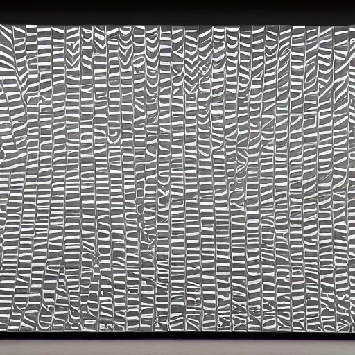 Prompt: sol lewitt wall drawing in pencil