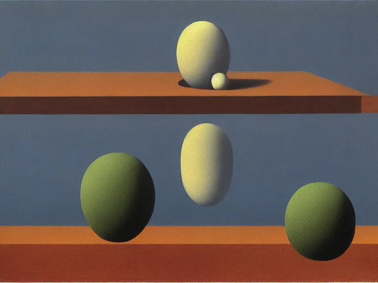 Image similar to nothingness, painting by rene magritte, high detail, high resolution