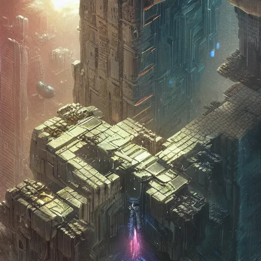 Image similar to the cybernetic asteroid city, technological phenomenon, by zdzisław beksinski, greg rutkowski, and j. g. quintel, futurecore, 5 mm hyperdetailed digital art by jan urschel and neil blevins and tony diterlizzi, and cyberpunk