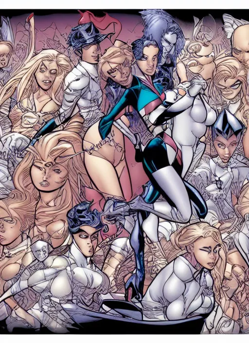 Image similar to spash page by j. scott campbell