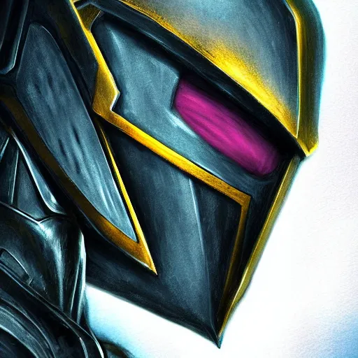 Image similar to void knight, closeup portrait art by kotaro chiba