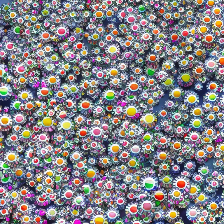 Image similar to clean 3 d render ultra detailed of a japanese fan pattern, hyperrealistic, tiny, small, miniature, short, cute and adorable, pretty, takashi murakami, digital painting, highly detailed, intricate details, elegant, artstation, concept art, beautiful,