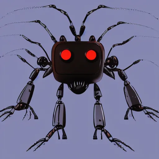Image similar to prototype robot-terminator ants, designed for pest removal, Nasapunk concept art