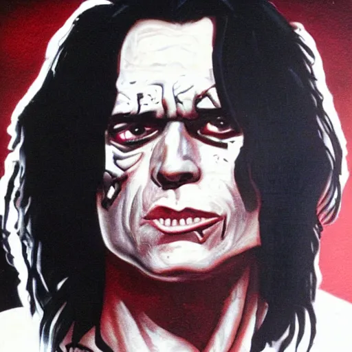 Image similar to tommy wiseau as the terminator