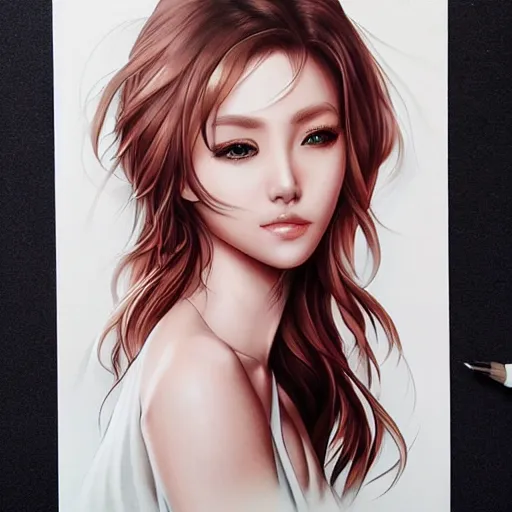 Prompt: masterpiece by Artgerm